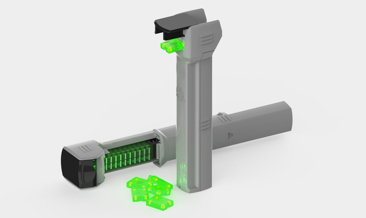 A LED dispenser device