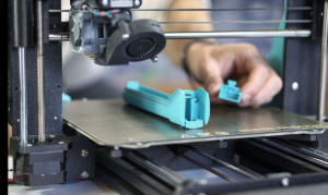 A 3D printed prototype of an LED dispenser device